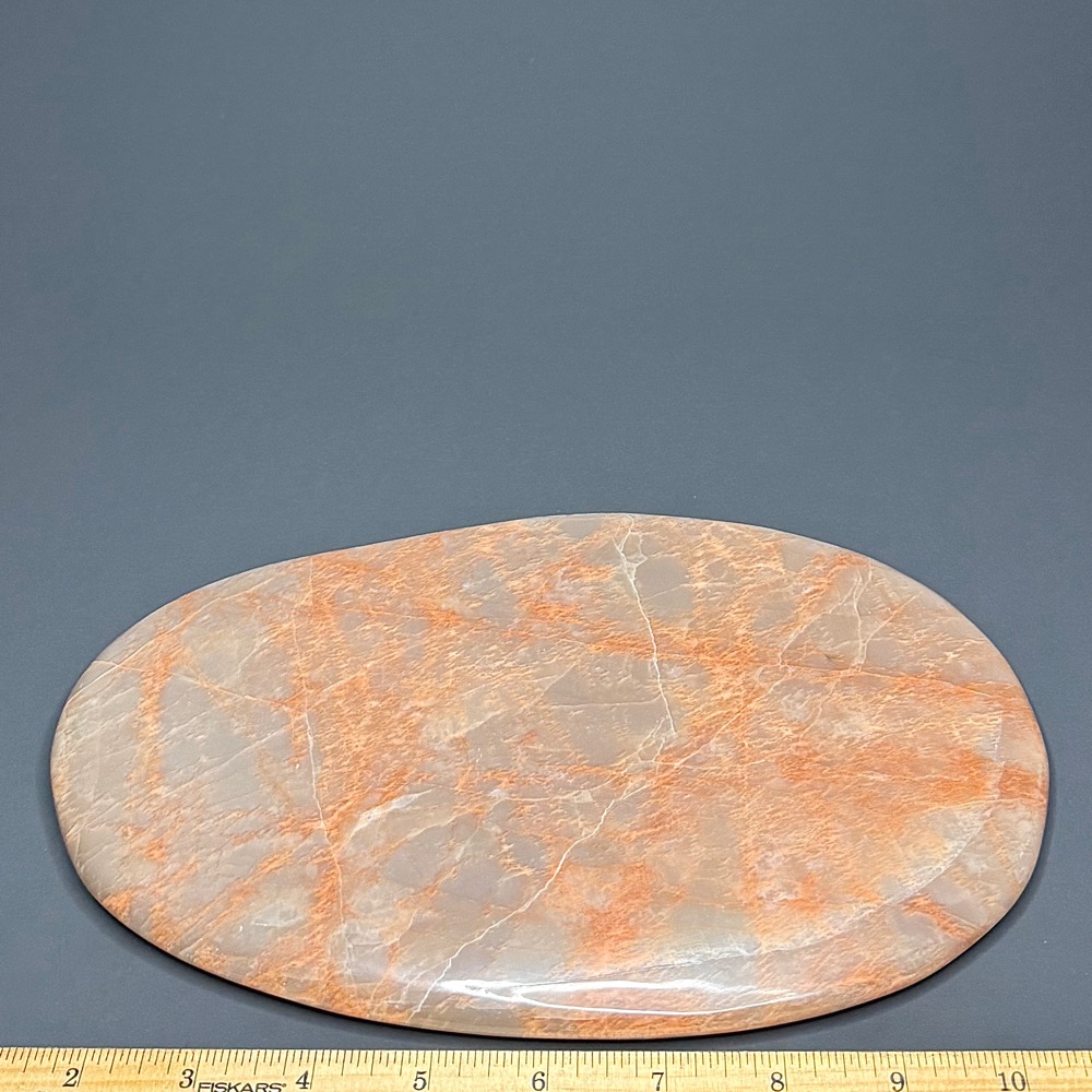 PR805 Salmon Moonstone Plaque