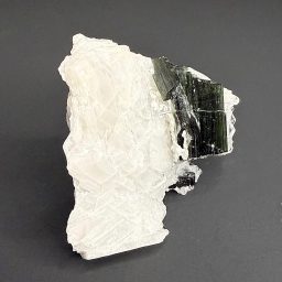 M704 Green Tourmaline in Cleavelandite Matrix