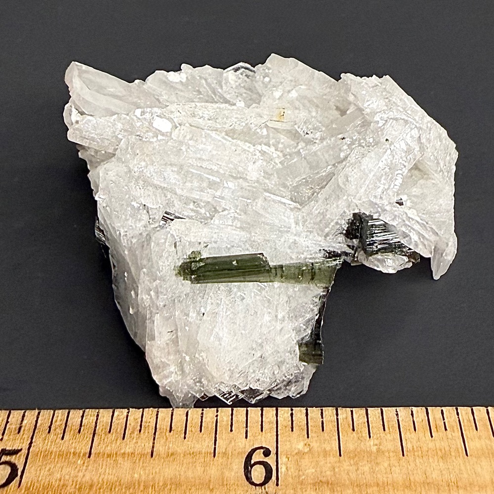 M704 Green Tourmaline in Cleavelandite Matrix - Image 3