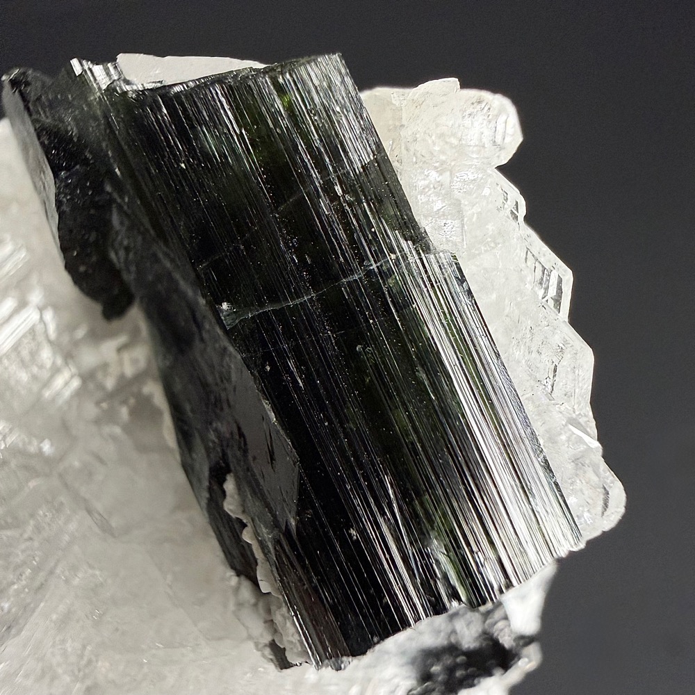 M704 Green Tourmaline in Cleavelandite Matrix - Image 4