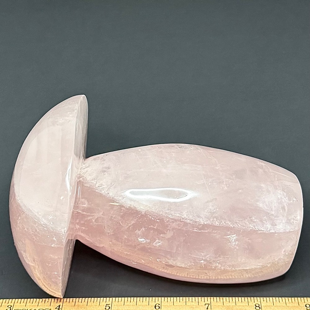 PR915 Rose Quartz Mushroom - Image 3