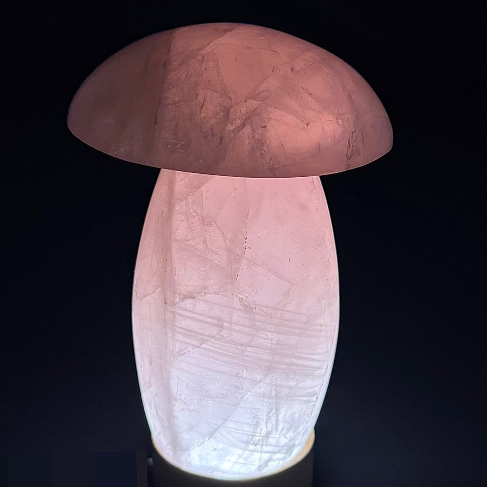 PR915 Rose Quartz Mushroom