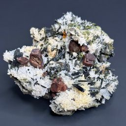 GAL931 EPIDOTE WITH QUARTZ AND PYRITE