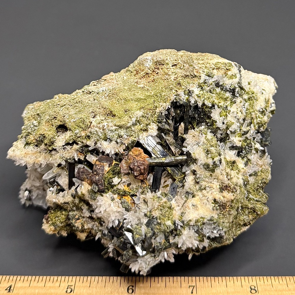 GAL931 EPIDOTE WITH QUARTZ AND PYRITE - Image 3