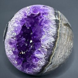 Gal716 AMETHYST GEODE SPHERE