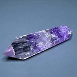 PR516 12-Sided Double Terminated Amethyst Vogel Wand