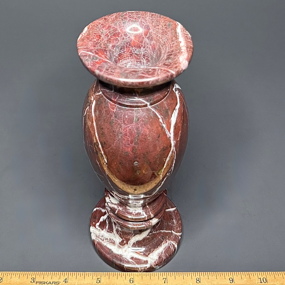 PR809 Zebra Marble Vase - Image 3