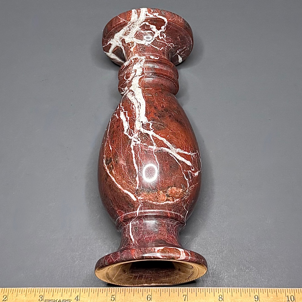 PR809 Zebra Marble Vase