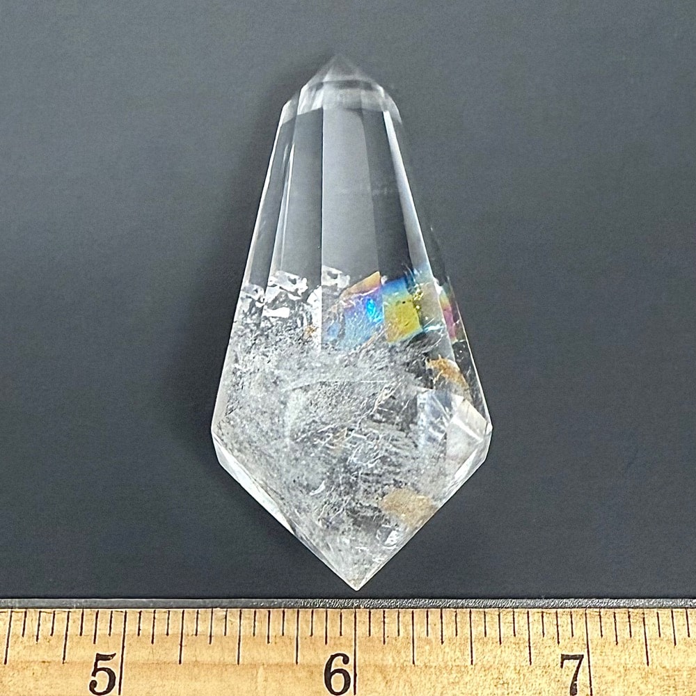 PR500 12-Sided Crystal Quartz Vogel Wand - Image 3