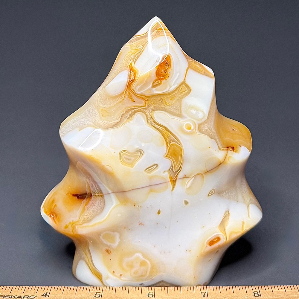 PR1115 Carnelian Agate Flame - Image 2