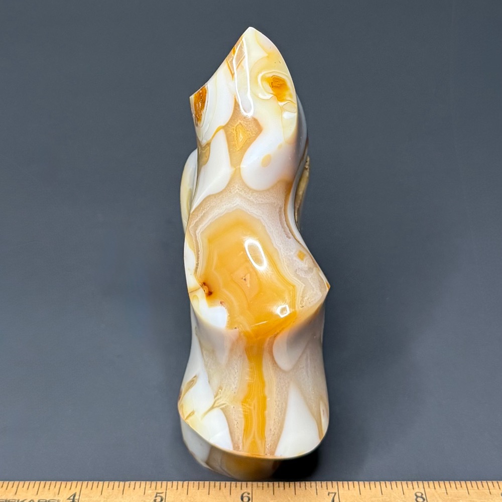 PR1115 Carnelian Agate Flame - Image 3