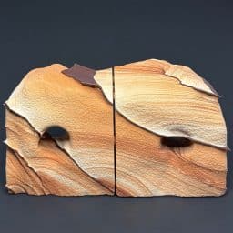 BK407 Sandstone Bookends