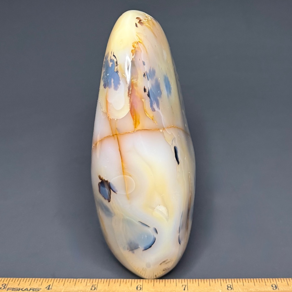 PR1214 Black Skin Agate Freeform