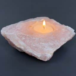 LT209 Rose Quartz Candle Holder
