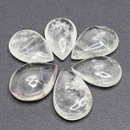 CL211 Clear Quartz Teardrop