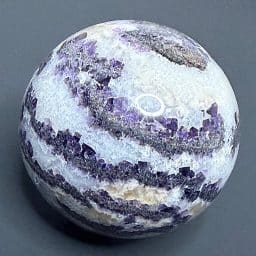 SP602 Zebra Fluorite Sphere