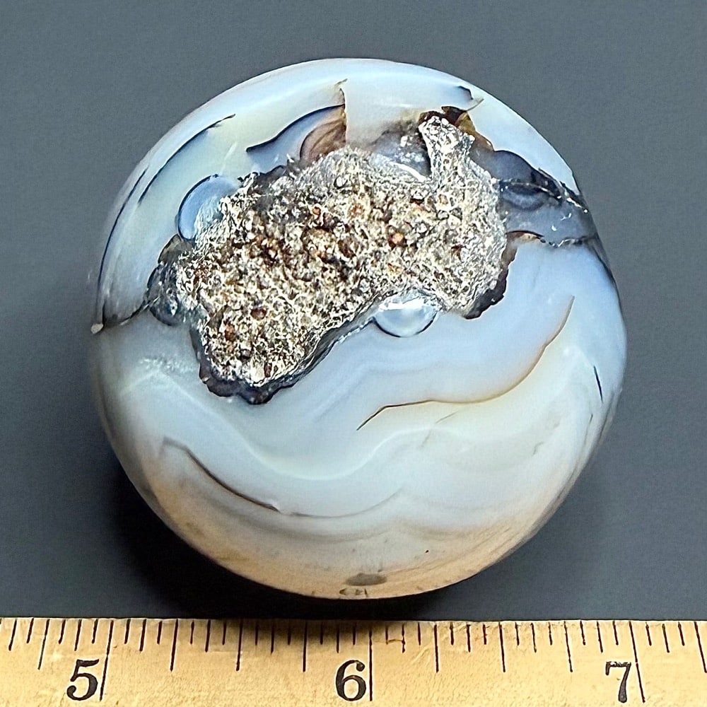 SP609 Black Skin Agate - Image 2