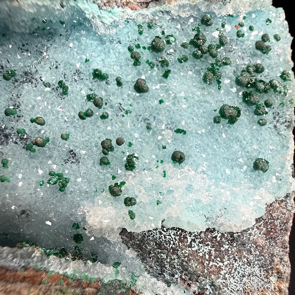M107 Hemimorphite with Malachite - Image 5