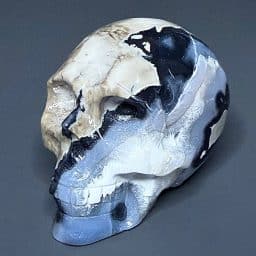 PR801 Volcano Agate Skull