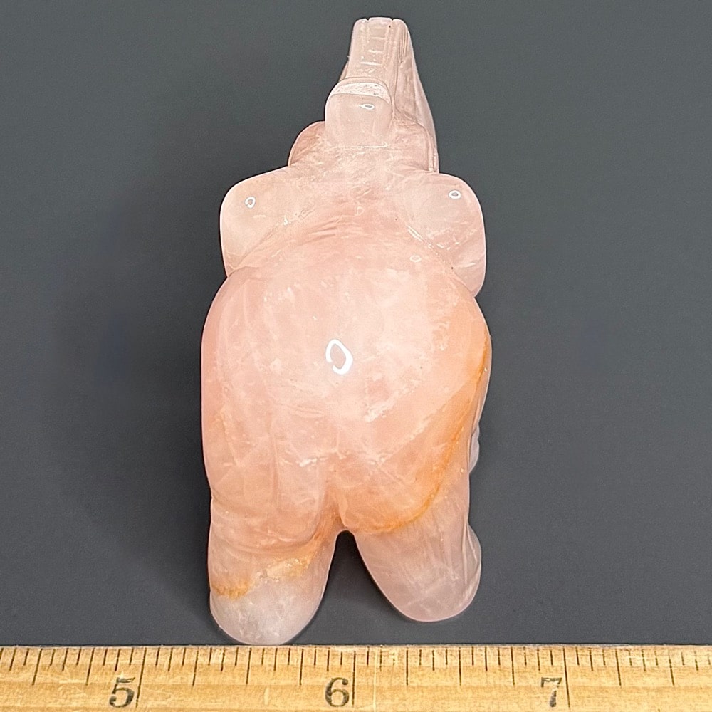 CV202 Rose Quartz Elephant