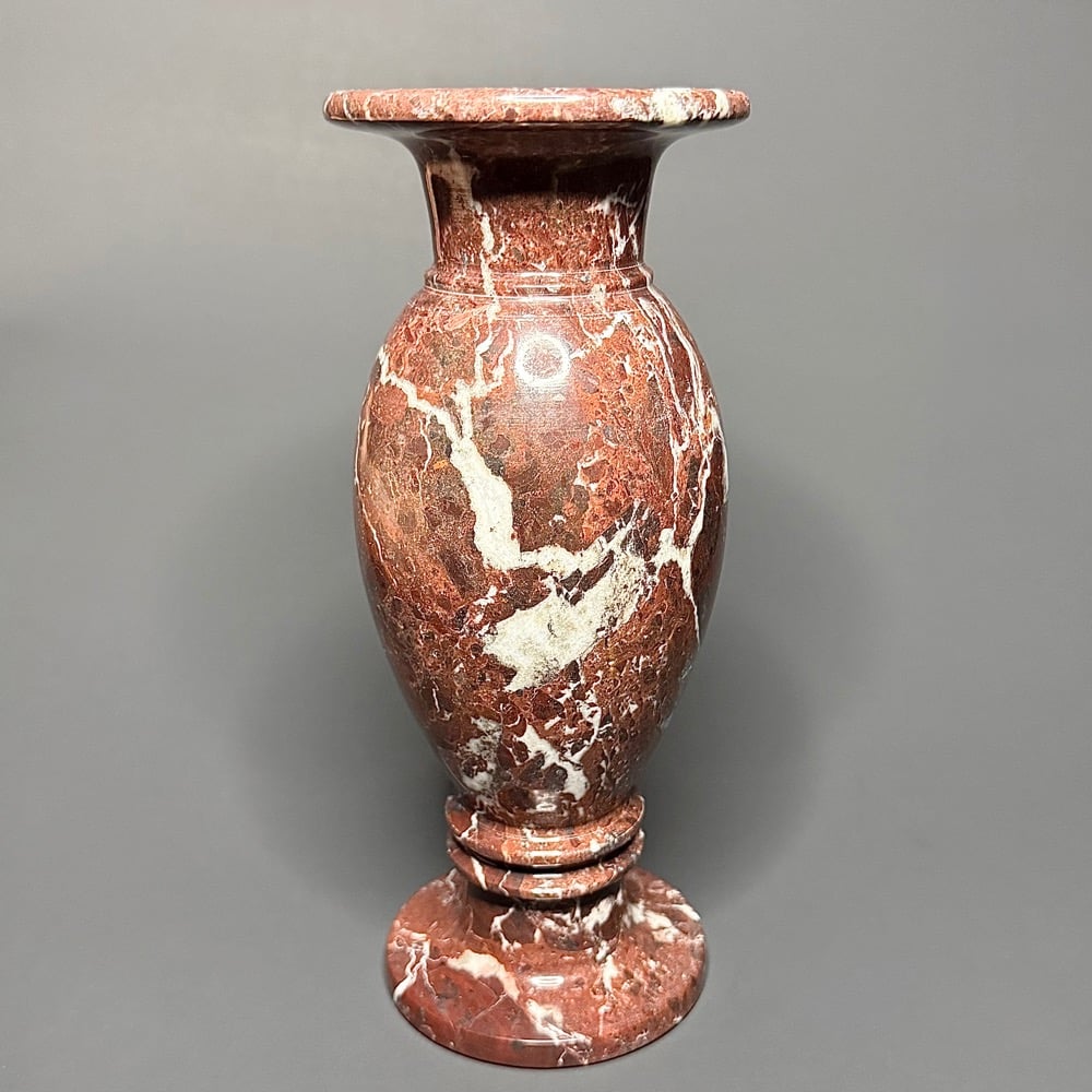 PR405 Zebra Marble Vase