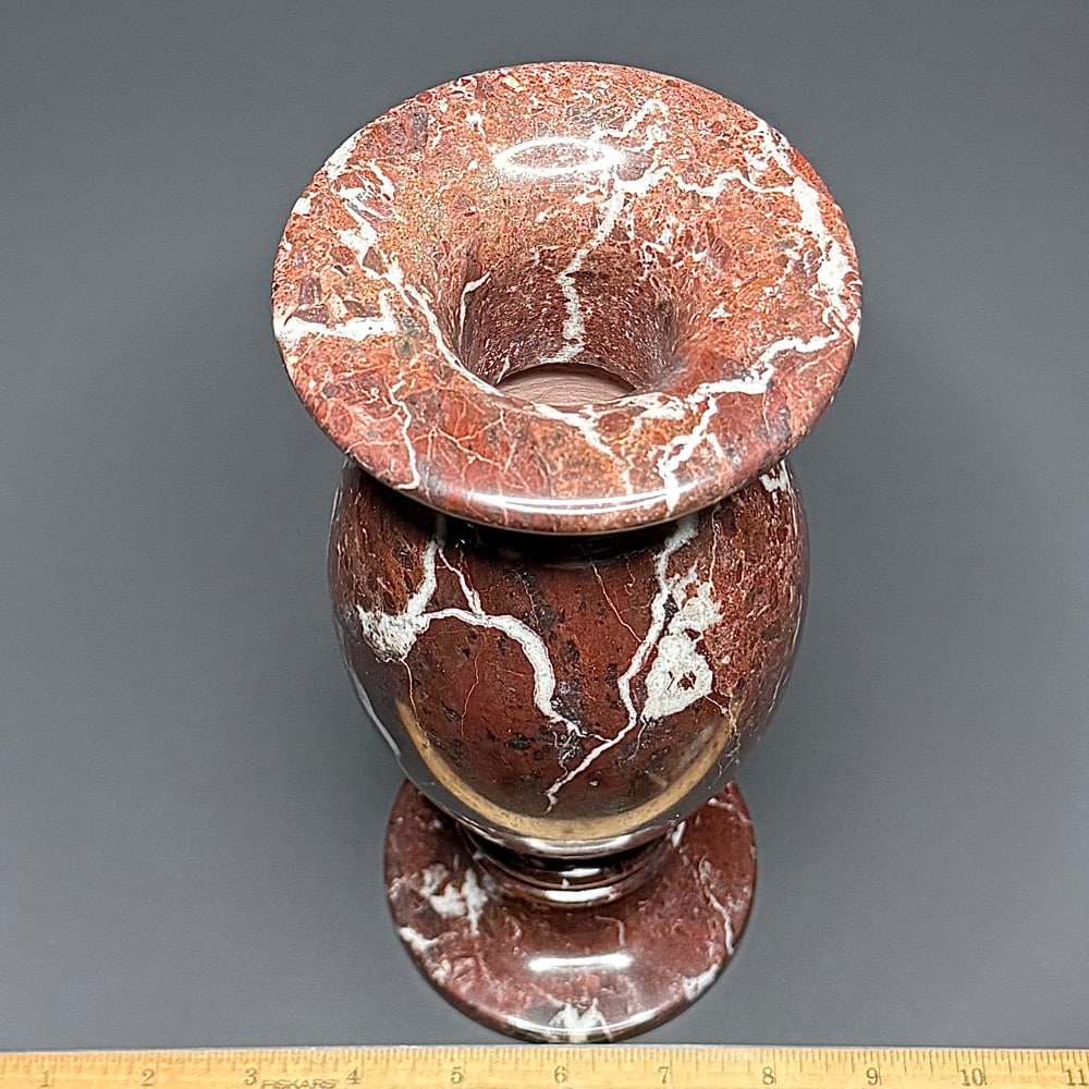 PR405 Zebra Marble Vase - Image 2