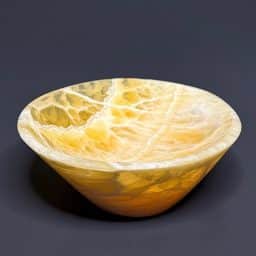PR401 Orange Calcite Bowl
