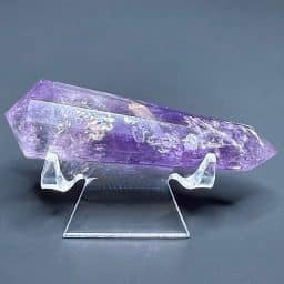 PR407 12-Sided Double Terminated Amethyst Vogel Wand