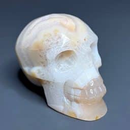 PR408 Brazilian Agate Skull