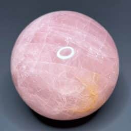 GAL711 "STAR" ROSE QUARTZ SPHERE