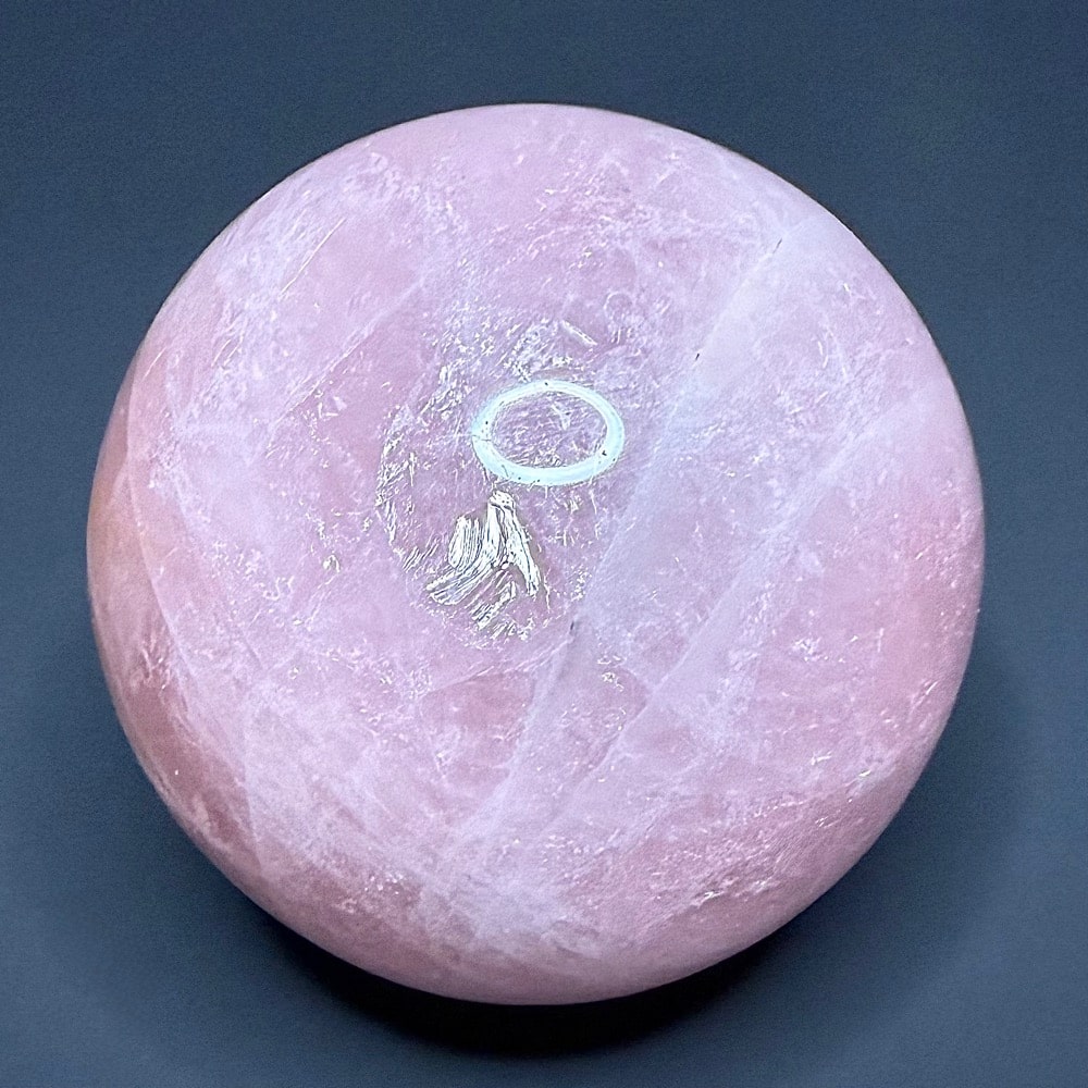 GAL711 "STAR" ROSE QUARTZ SPHERE - Image 5
