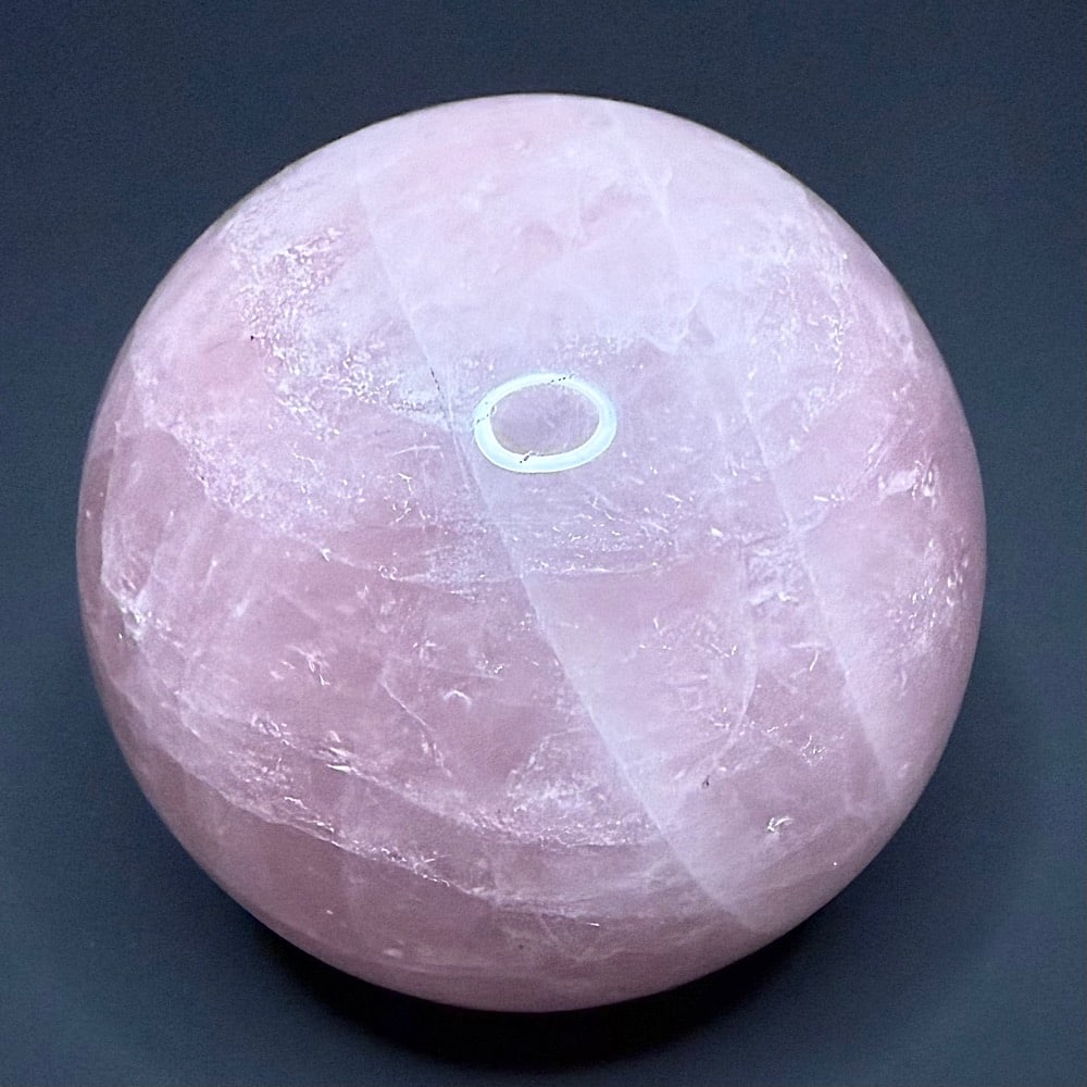 GAL711 "STAR" ROSE QUARTZ SPHERE - Image 6