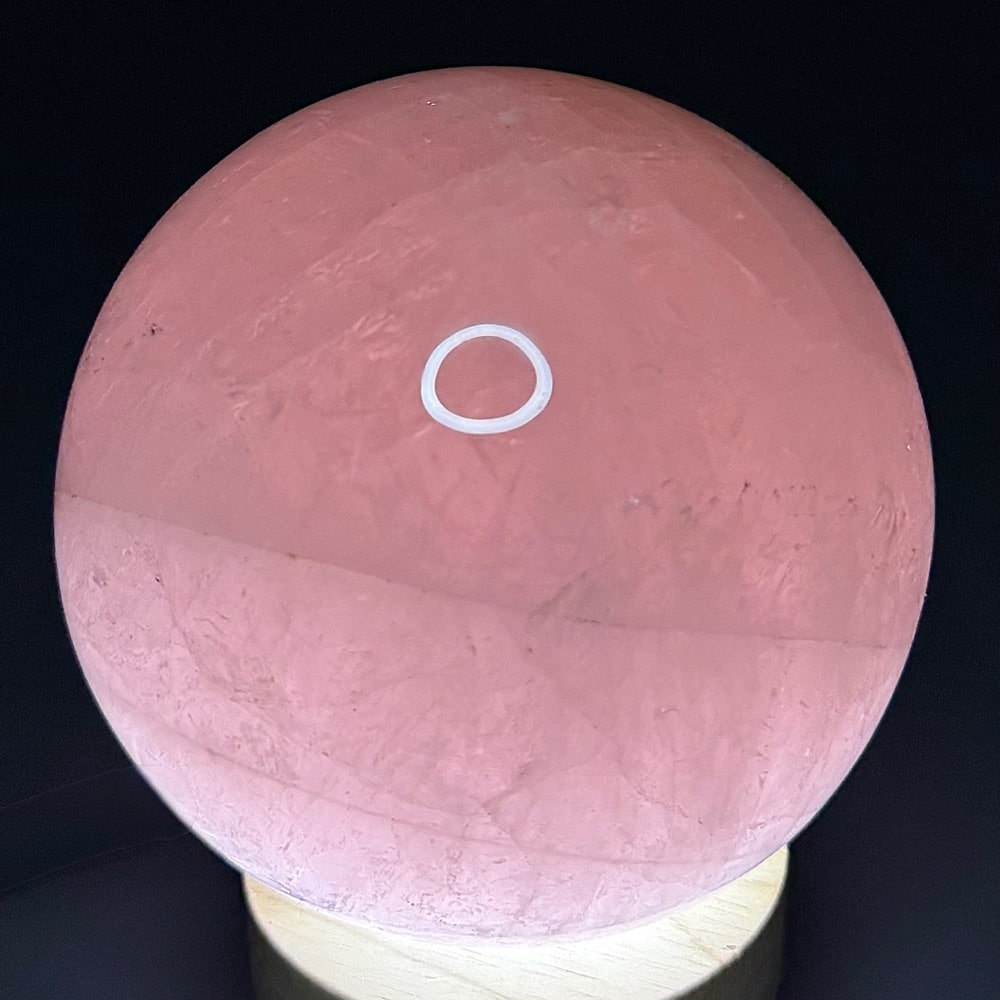 GAL711 "STAR" ROSE QUARTZ SPHERE