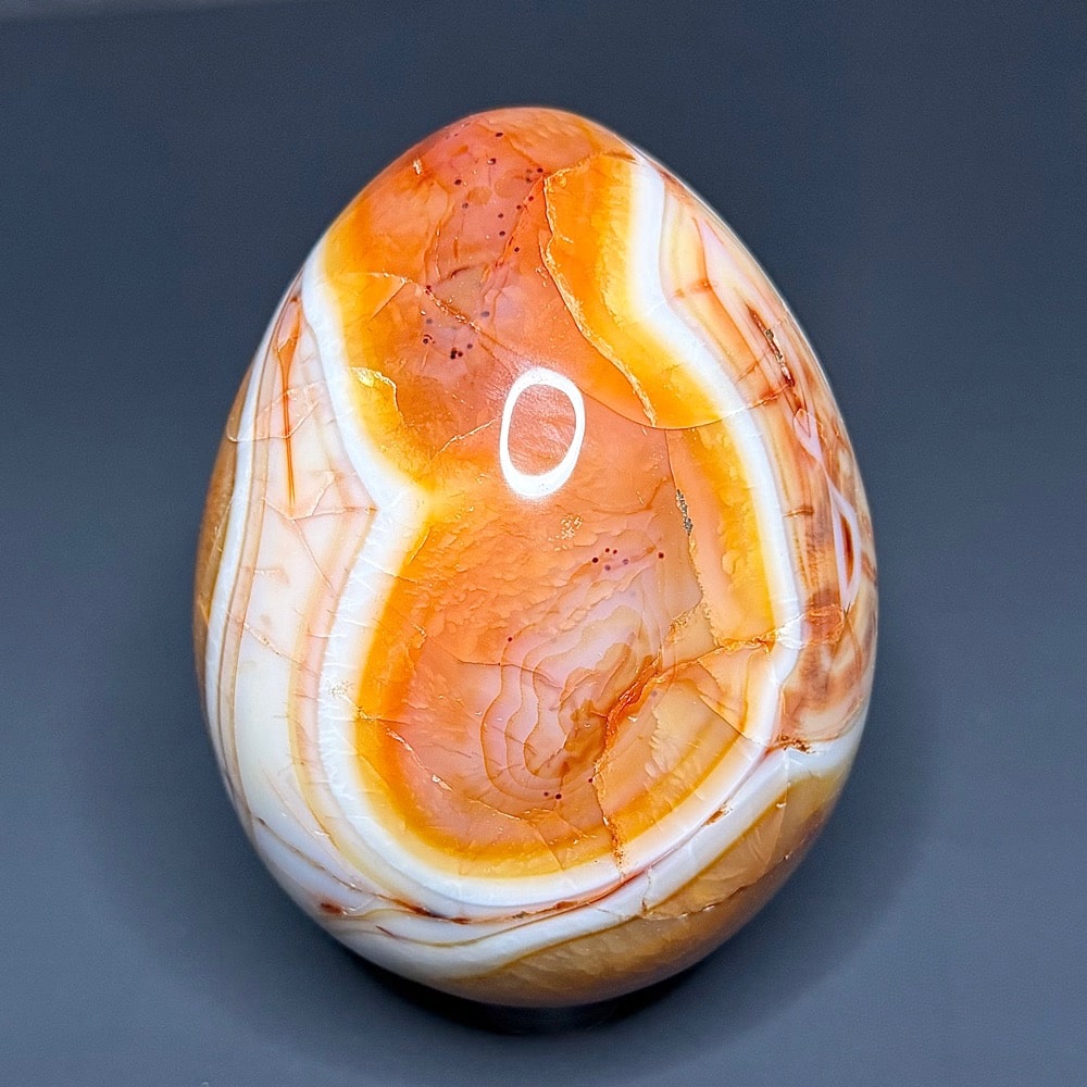 GAL934 CARNELIAN EGG