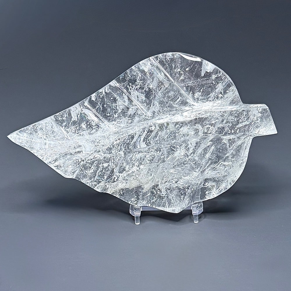 PR207 Clear Quartz Leaf