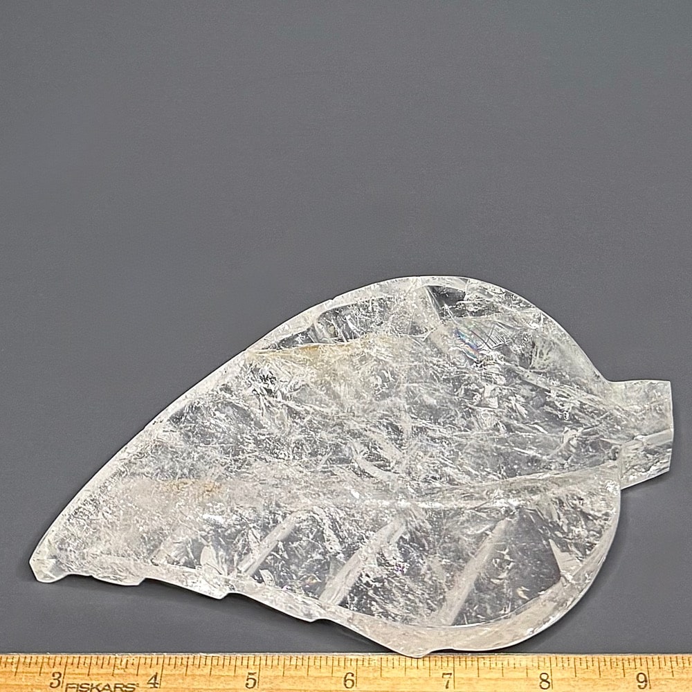 PR207 Clear Quartz Leaf - Image 2