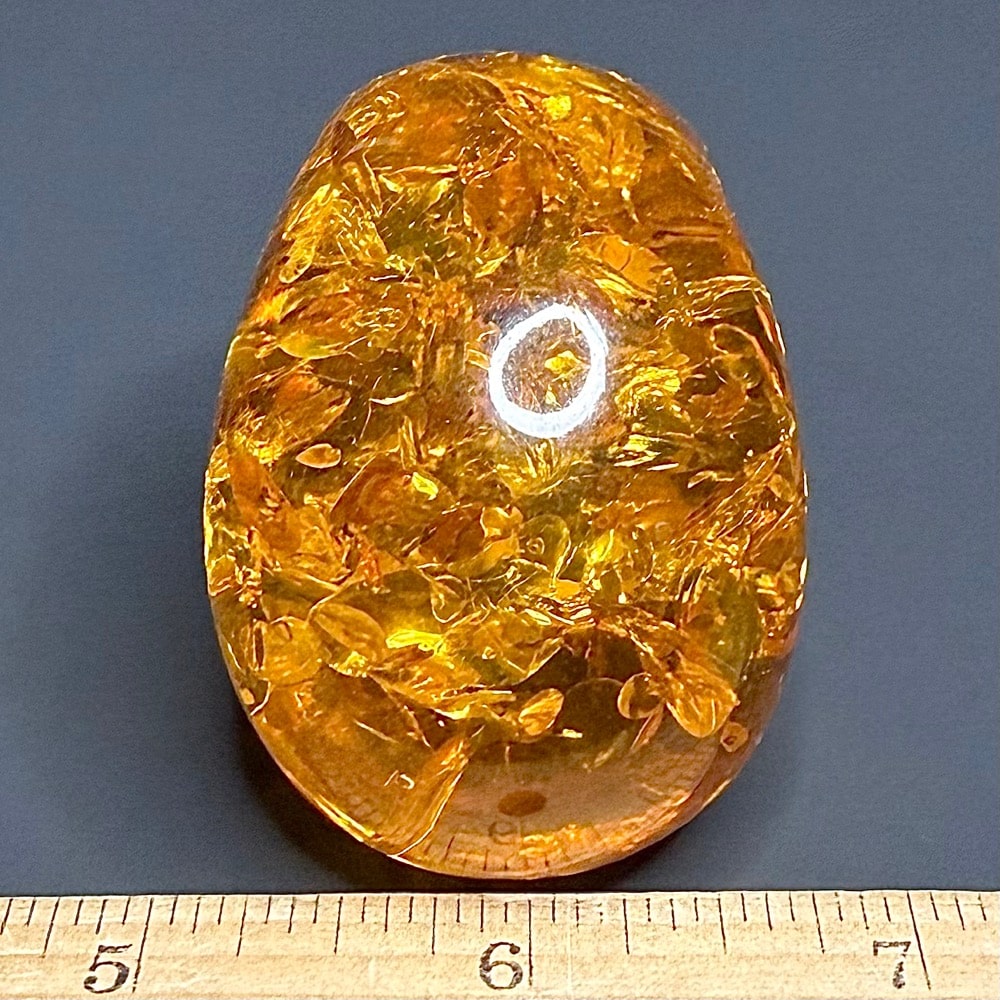 PR300 Reconstituted Amber Skull - Image 5