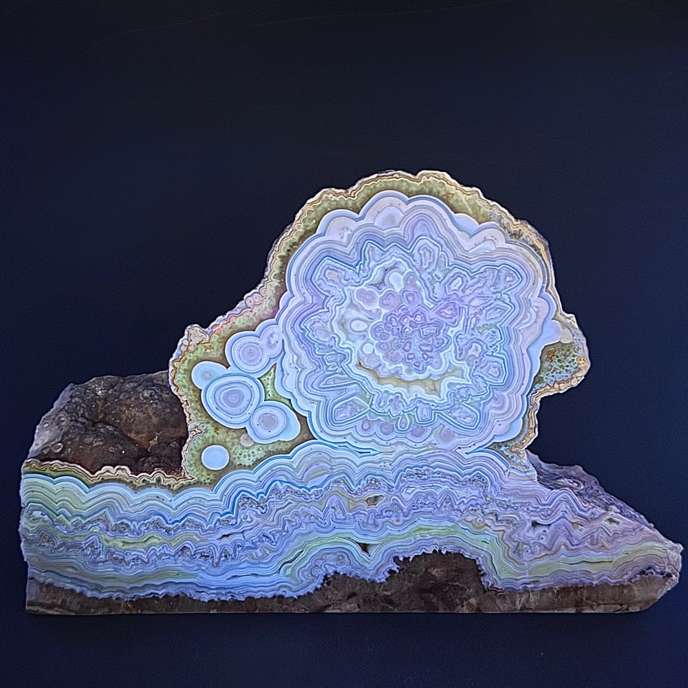 GAL939 MEXICAN LACE AGATE