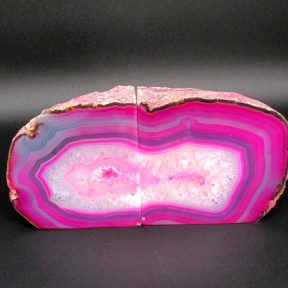 Pink Brazilian Agate Bookends