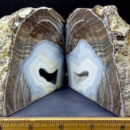 BK705 Dugway Geode Bookends