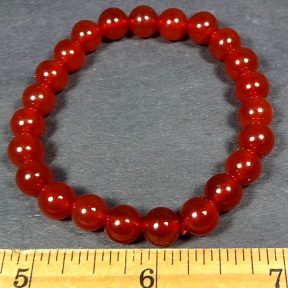 Carnelian Gemstone Beads Bracelet