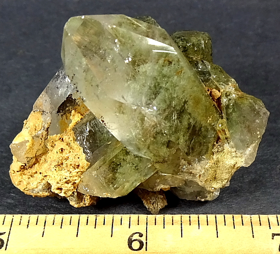 Chlorite in Quartz Crystal