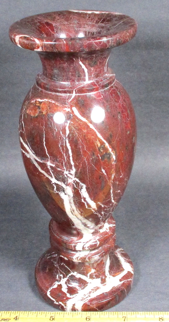 Zebra Marble Vase