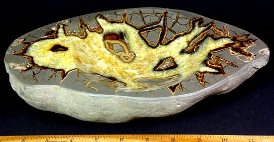 Septarian bowl from Utah