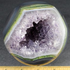 Agate With Amethyst
