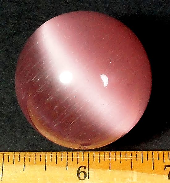 Pink Fiber Optic sphere