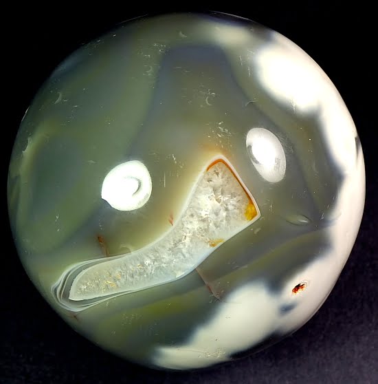 Agate Sphere from Uruguay