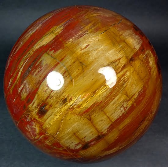 Petrified Wood sphere from Madagascar