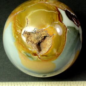 Poly Chrome Jasper sphere