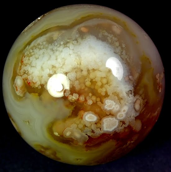 Flower Agate Sphere from Madagascar